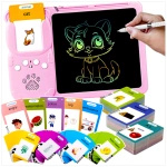 TABLET DO RYSOWANIA + CZYTNIK KART DO NAUKI ANGIELSKIEGO 224 SŁÓWKA EDU 2w1