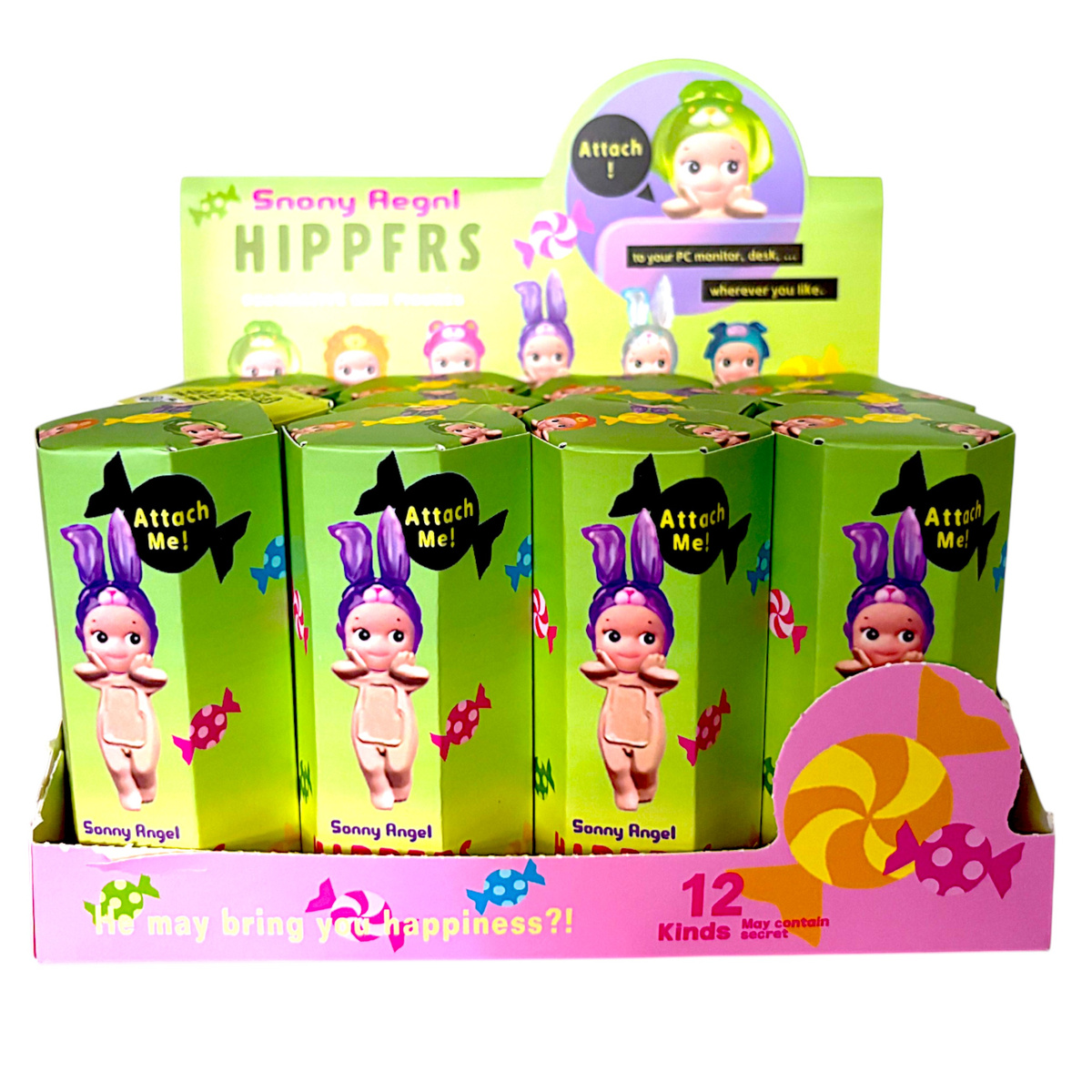 SONNY ANGEL HIPPERS MINI LALECZKA NA TELEFON OZDOBA ZWIERZĄTKA RODZAJE