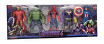 AVENGERS DUŻY ZESTAW FIGURKI TANOS SPIDERMAN HULK IRON FIGURKA DUŻA 5w1