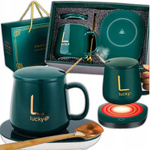 PODGRZEWACZ DO KUBKA KAWY HERBATY ZESTAW 5w1 Kubek z Podgrzewaczem