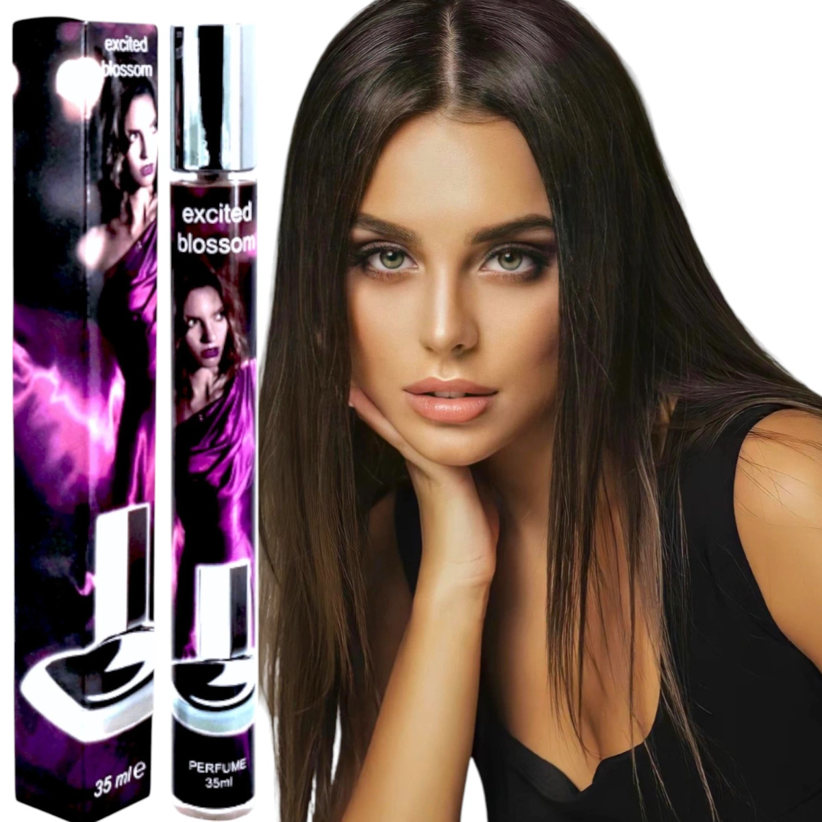 PERFUMY DLA KOBIET EXCITED BLOSSOM 35ml KWIATOWO OWOCOWY ZAPACH DAMSKI