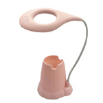 LAMPKA BIURKOWA Z POJEMNIKIEM LED USB PODSTAWKA NA TELEFON  DLA DZIECI