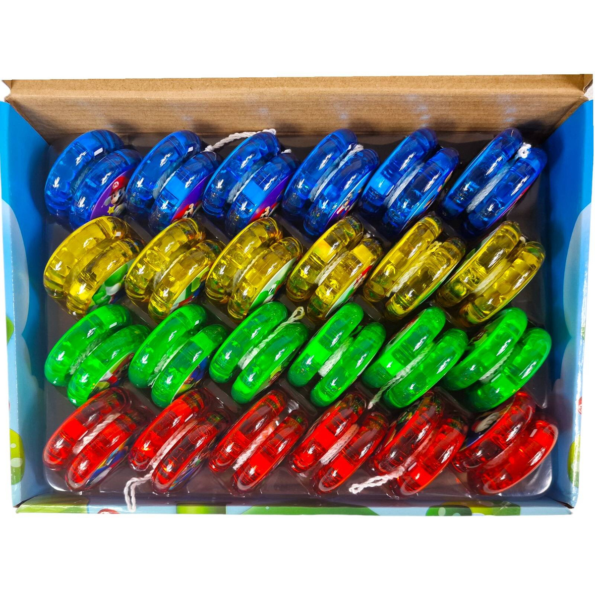 JOJO ŚWIECĄCE YOYO ŚWIECI SUPER MARIO ZABAWKA ZRĘCZNOŚCIOWA DLA DZIECI LED