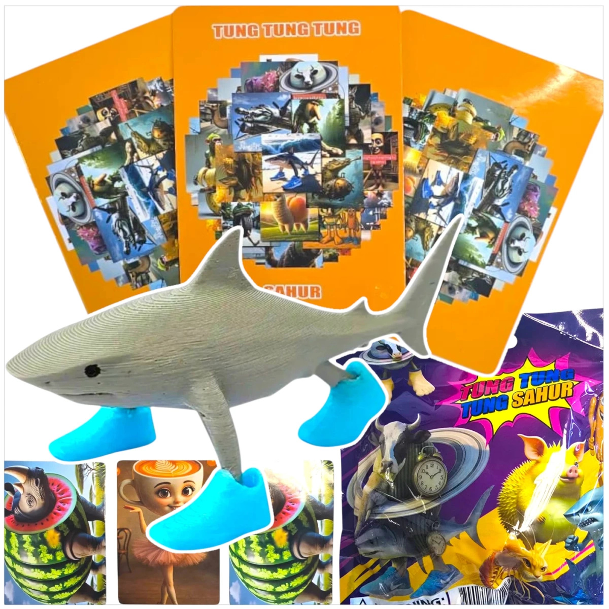 BRAINROT - Saszetka kolekcjonerska (3 karty + Figurka)