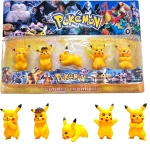 DUŻY ZESTAW FIGUREK POKEMON PIKACHU DUŻA FIGURKA Z BAJKI 5 SZTUK DO ZABAWY