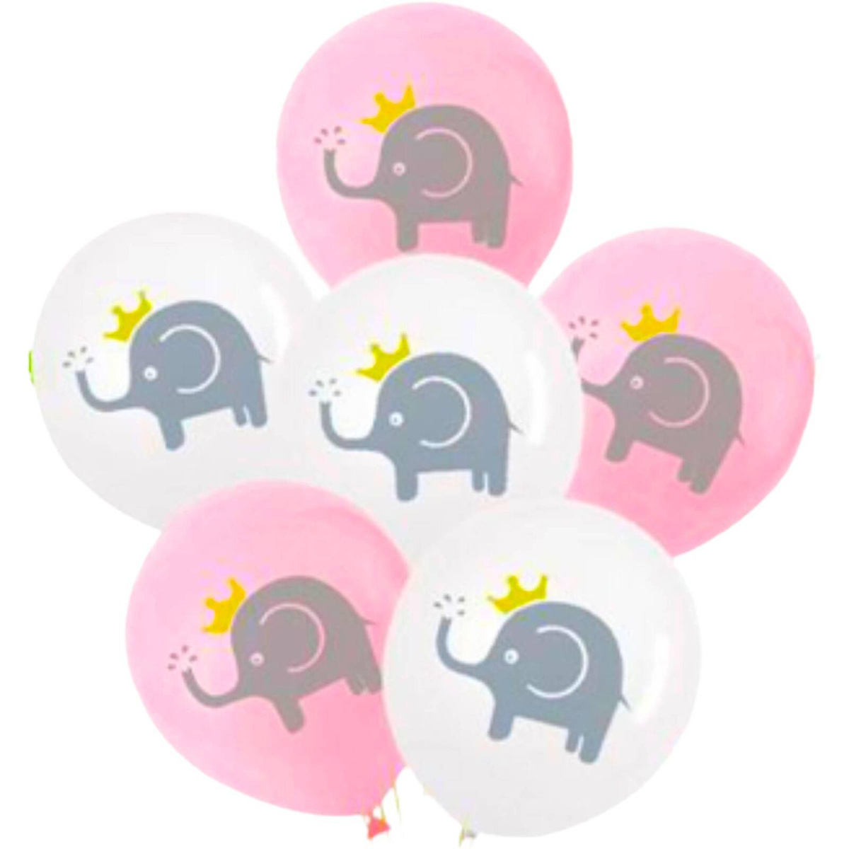 ZESTAW BALONÓW PASTELOWYCH BALONY PASTELOWE JASNORÓŻOWE ZESTAW 6SZT