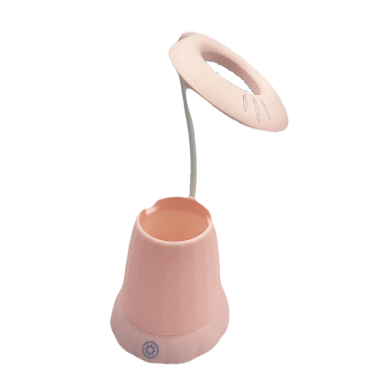 LAMPKA BIURKOWA Z POJEMNIKIEM LED USB PODSTAWKA NA TELEFON  DLA DZIECI