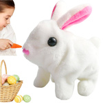 INTERAKTYWNY KRÓLIK KRÓLICZEK Z MARCHEWKĄ CHODZI RUSZA USZAMI NOSKIEM KICA