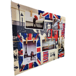 RAMKA NA 5 ZDJĘĆ MULTIFOTO KOLAŻ ANTYRAMA W STYLU URBAN MOTYW LONDYN PARYŻ