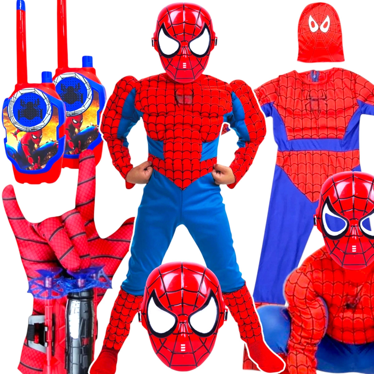 SPIDERMAN Zestaw Strój Dla Chłopca Kostium + Akcesoria