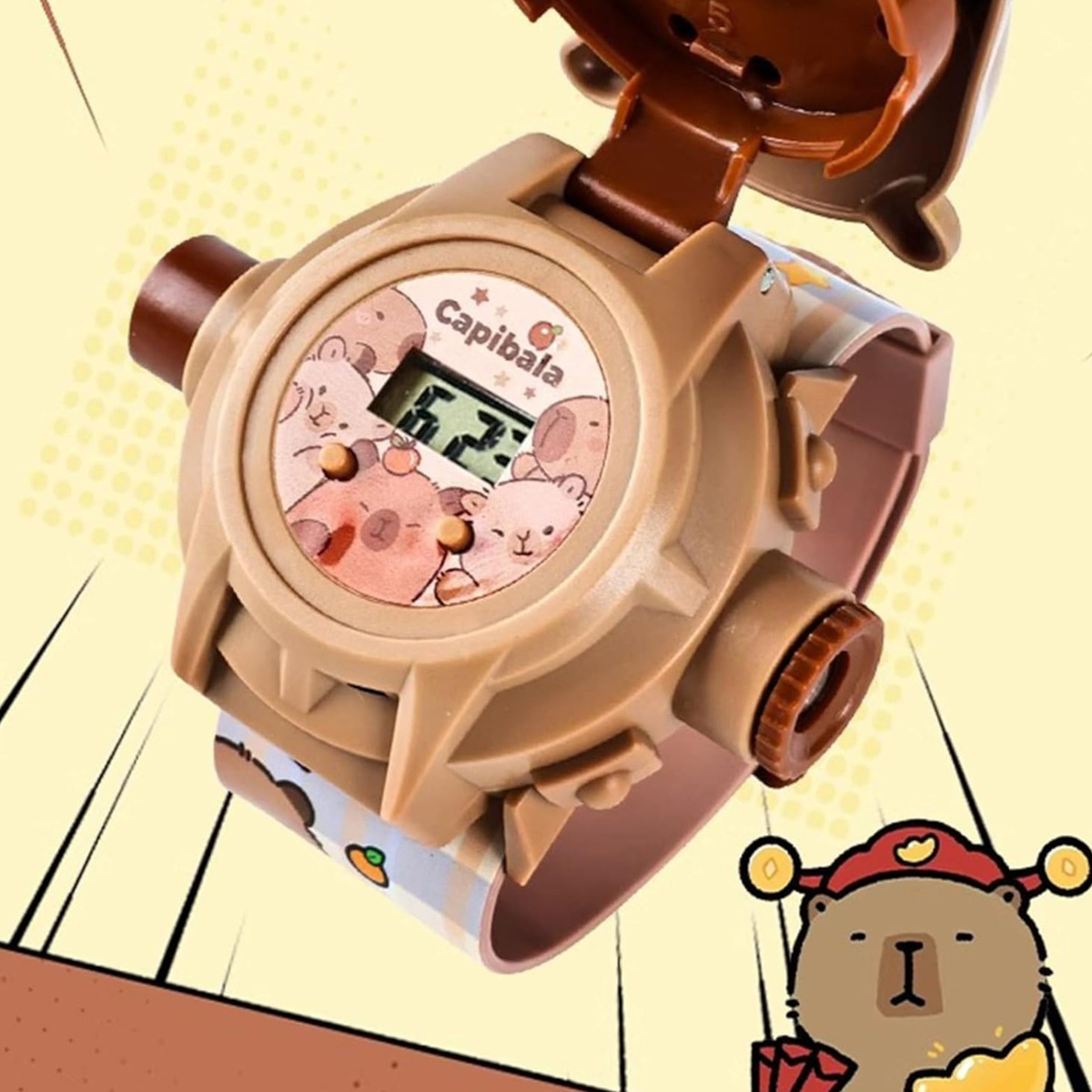 Zegarek z projektorem 3D - KAPIBARA