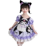 KUROMI STRÓJ DLA DZIEWCZYNKI SUKIENKA NA BAL KOSTIUM PRZEBRANIE 110-120