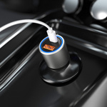 SZYBKA ŁADOWARKA SAMOCHODOWA USB USB-C QC 3.0 PD 52W DO ZAPALNICZKI MOCNA