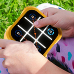 GRA KÓŁKO I KRZYŻYK ELEKTRONICZNA GRA LOGICZNA DLA DZIECI 4 TRYBY GRY