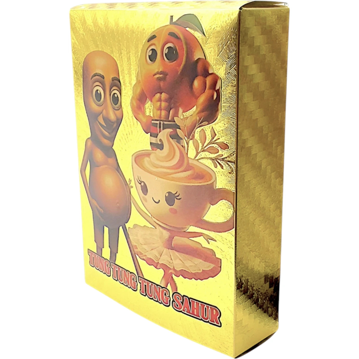 BRAINROT KARTY KOLEKCJONERSKIE ZŁOTE TUNG TUNG SAHUR BALERINA KAPUCZINA 55