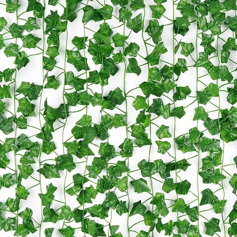 SZTUCZNY BLUSZCZ ROŚLINA WISZĄCA NA ŚCIANĘ BALKON SZTUCZNE LIŚCIE 25M 12SZT