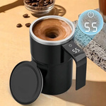 TERMOS Kubek termiczny automatyczny z mieszadłem LCD USB magnetyczny Smart czarny