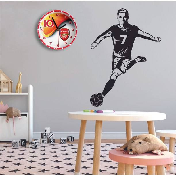 ZEGAR ŚCIENNY DLA CHŁOPCA ARSENAL FC DLA KIBICA DLA FANÓW DRUŻYNY Z LONDYNU