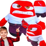 MASKOTKA GNIEW Z BAJKI W GŁOWIE SIĘ NIE MIEŚCI PLUSZOWA PRZYTULANKA DUŻA XL