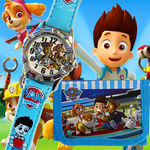 ZESTAW 2w1 ZEGAREK PORTFELIK DLA DZIECKA PSI PATROL NA PREZENT EDUKACYJNY