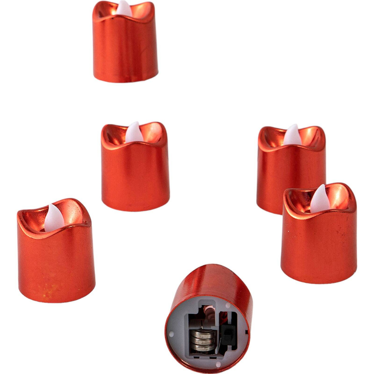 ŚWIECZKA WKŁAD DO ZNICZA EFEKT PŁOMIENIA 4 cm DO ZNICZY ŚWIECA NA BATERIE