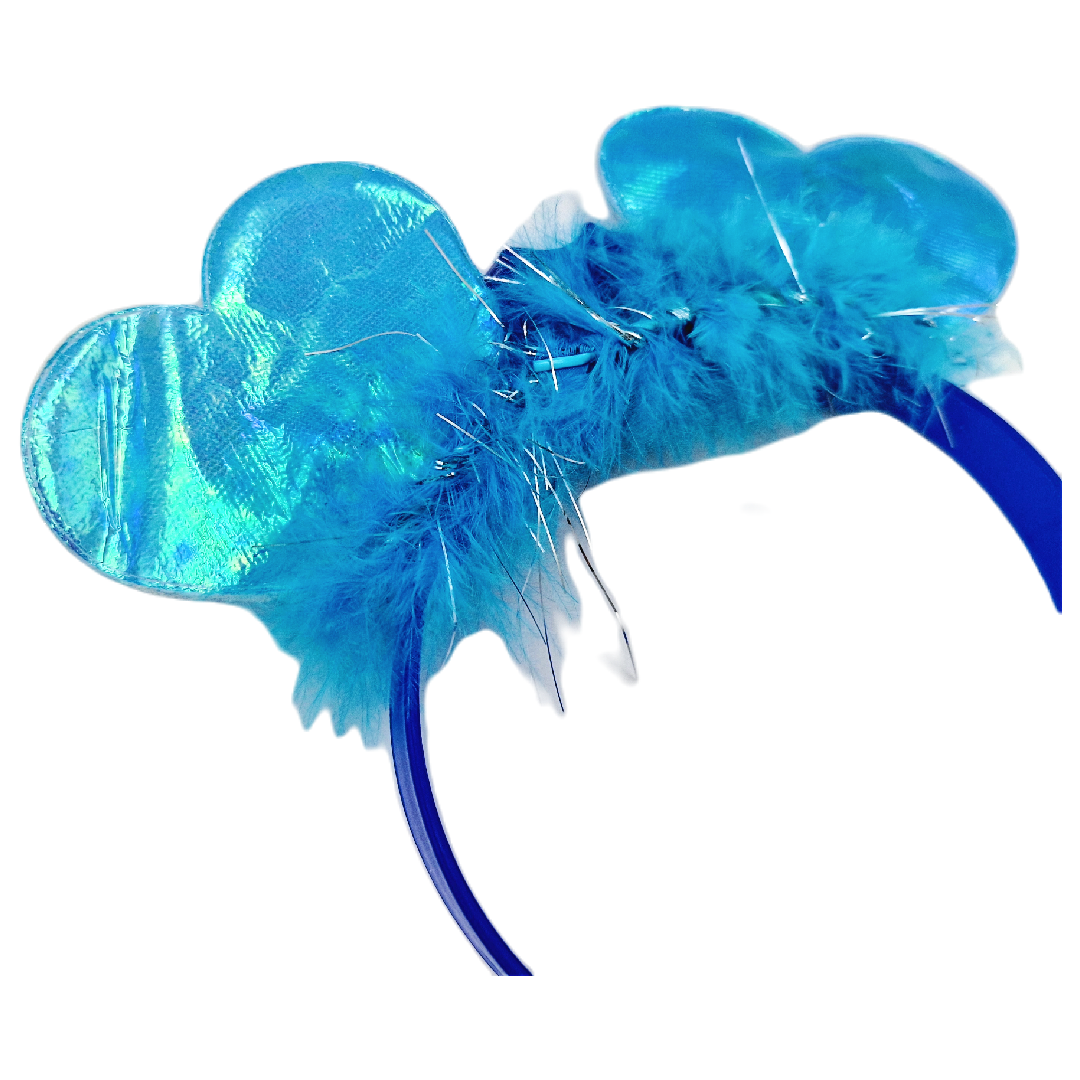  OPASKA NA GŁOWĘ DLA DZIEWCZYNKI KORONA BŁĘKITNA