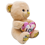 MASKOTKA MIŚ PLUSZOWY MASKOTKA SERCE LOVE PRZYTULANKA PREZENT PLUSZAK