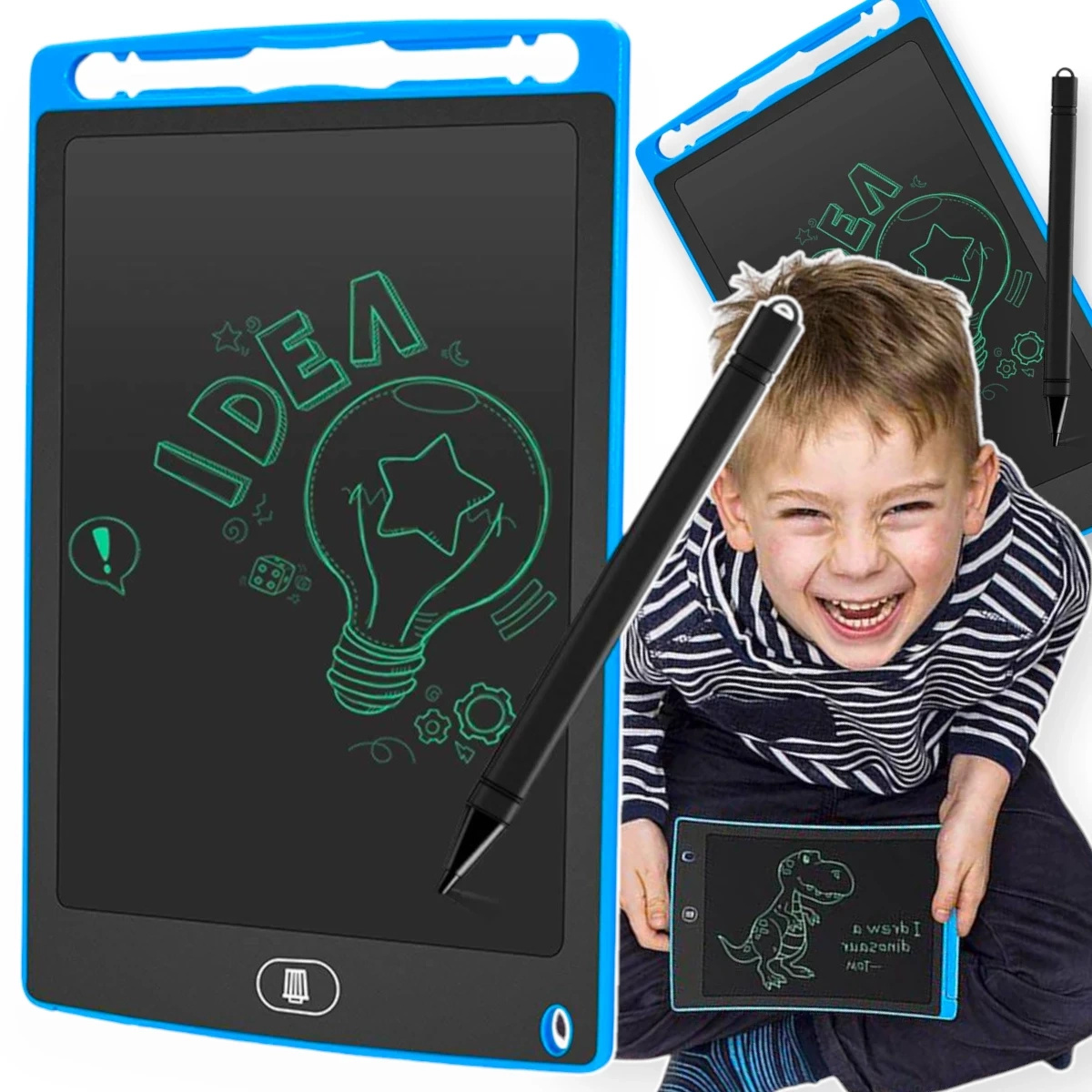 TABLET GRAFICZNY DO RYSOWANIA ZNIKOPIS TABLICA DO MALOWANIA KREATYWNY LCD