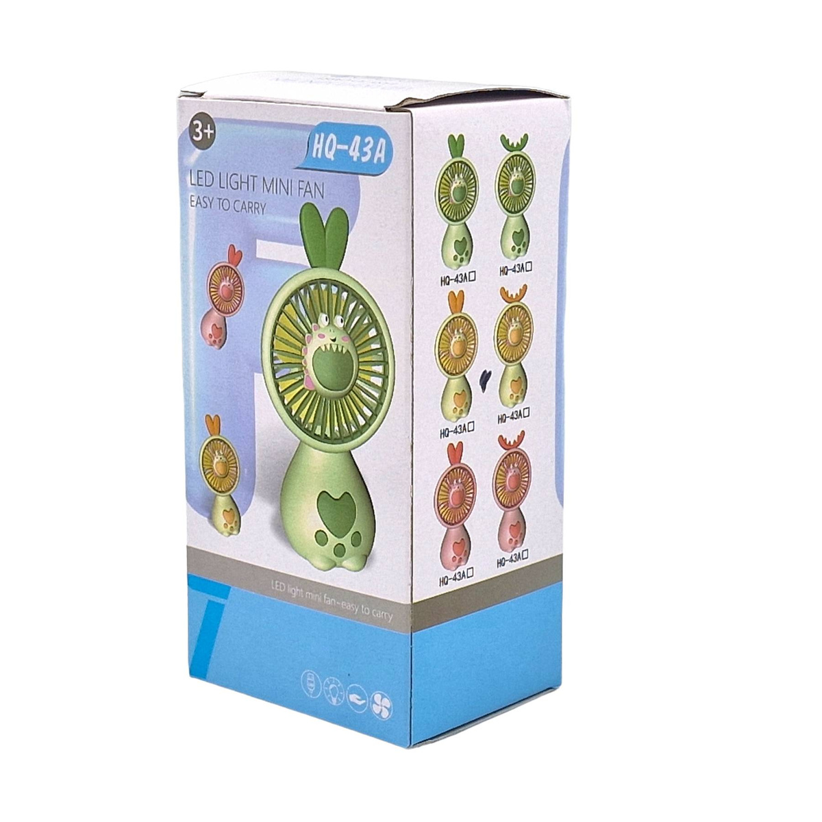 WENTYLATOR WIATRACZEK MOBILNY BIURKOWY STOŁOWY DOMOWY PODRÓŻNY DLA DZIECI 