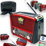 RADIO RETRO SOLARNE Z USB  TWOJE STYLOWE I FUNKCJONALNE CENTRUM MUZYCZNE