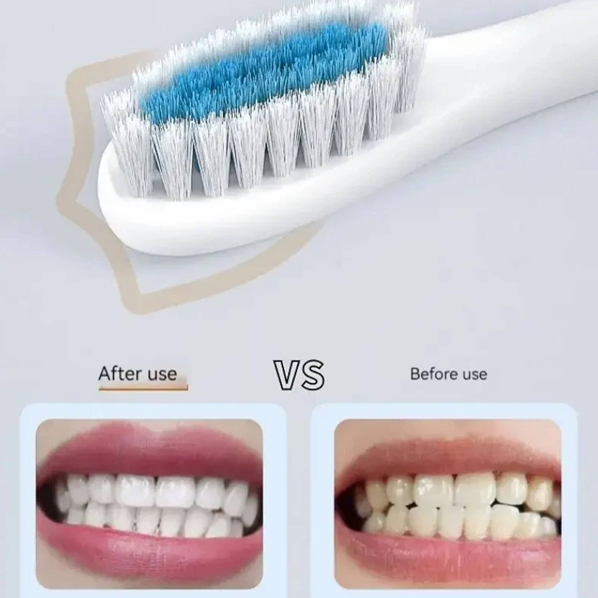 SZCZOTECZKA SONICZNA DO ZĘBÓW ELEKTRYCZNA 4 KOŃCÓW 6 TRYBÓW PRACY USB IPX7