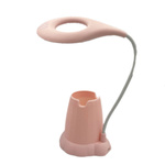 LAMPKA BIURKOWA Z POJEMNIKIEM LED USB PODSTAWKA NA TELEFON  DLA DZIECI
