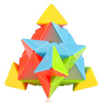 KOSTKA MoYU PIRAMIDA TRÓJKĄT LOGICZNA UKŁADANKA WYREGULOWANA ZABAWKA EDU