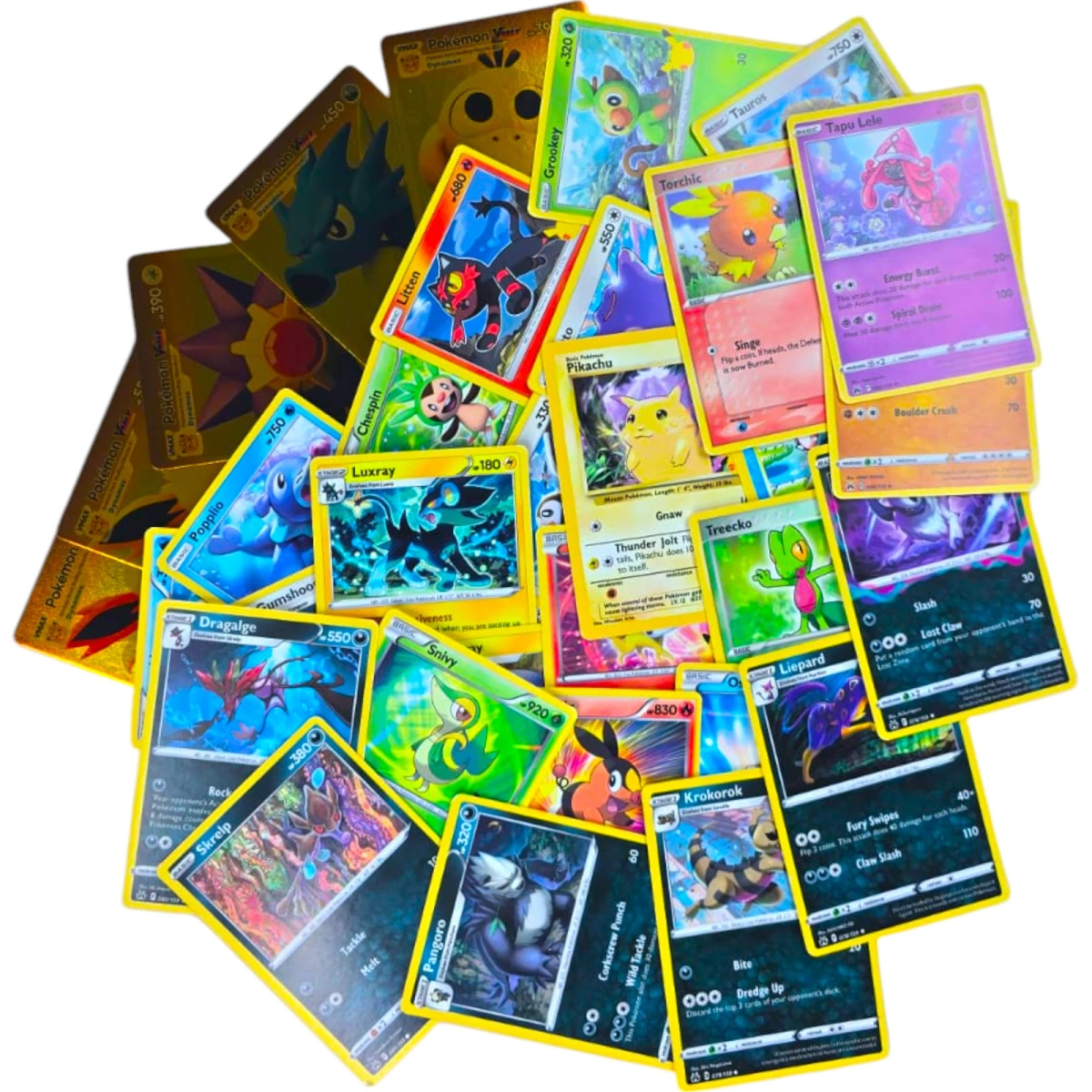 POKEMON KARTY KOLEKCJONERSKIE SPECJALNE DO GRY 45 KART ETUI PUDEŁKO PIKACHU