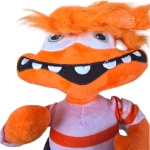 MASKOTKA OBAWA Z BAJKI W GŁOWIE SIĘ NIE MIEŚCI PLUSZOWA PRZYTULANKA PLUSZAK