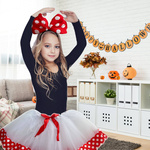 PRZEBRANIE DLA DZIEWCZYNKI MYSZKA MIKI MICKEY ZESTAW 2w1 OPASKA SPÓDNICZKA