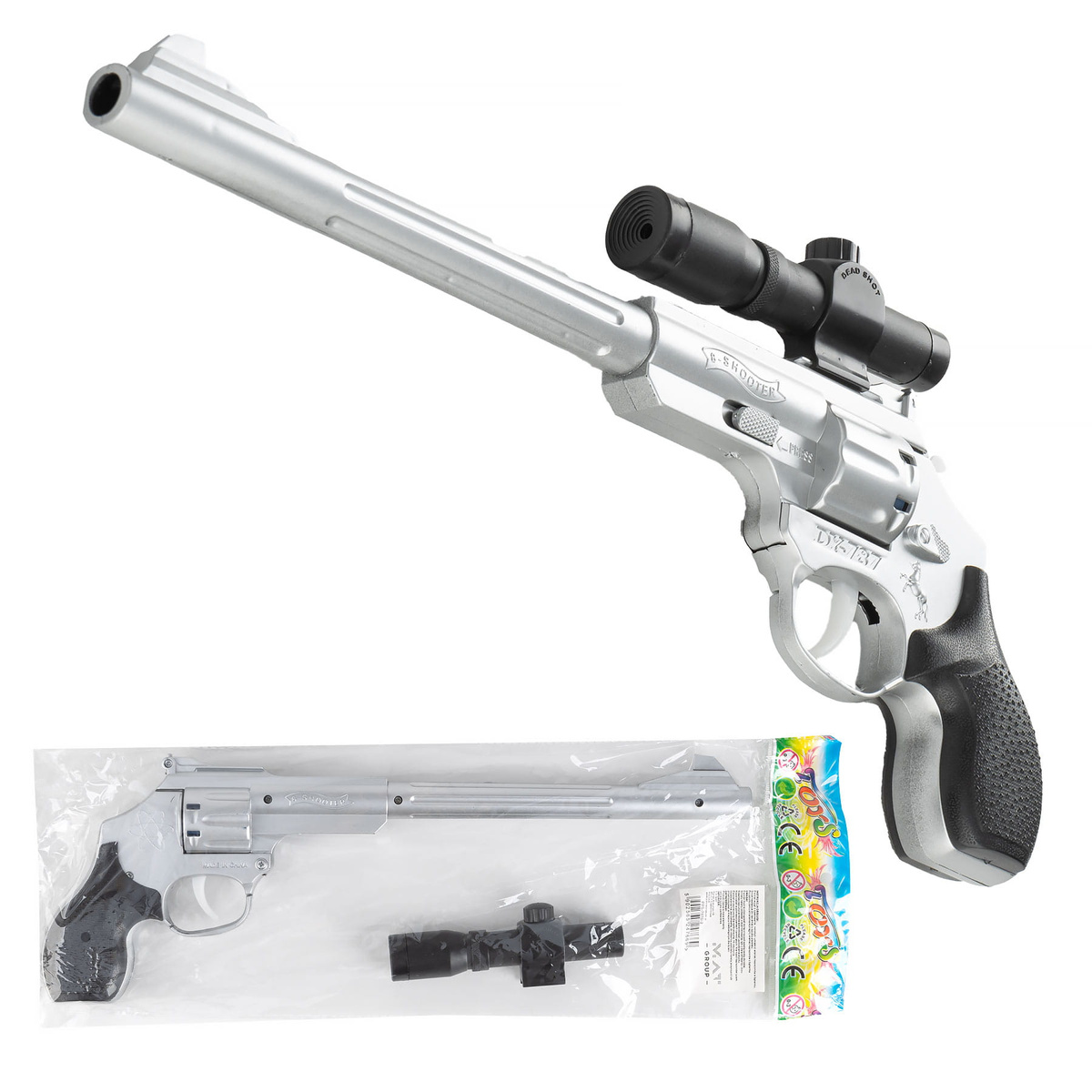 PISTOLET REWOLWER NA KAPISZONY SPŁONKĘ DLA DZIECI DUŻY MAGNUM + LUNETA
PISTOLET REWOLWER NA KAPISZONY SPŁONKĘ DLA DZIECI DUŻY MAGNUM + LUNETA