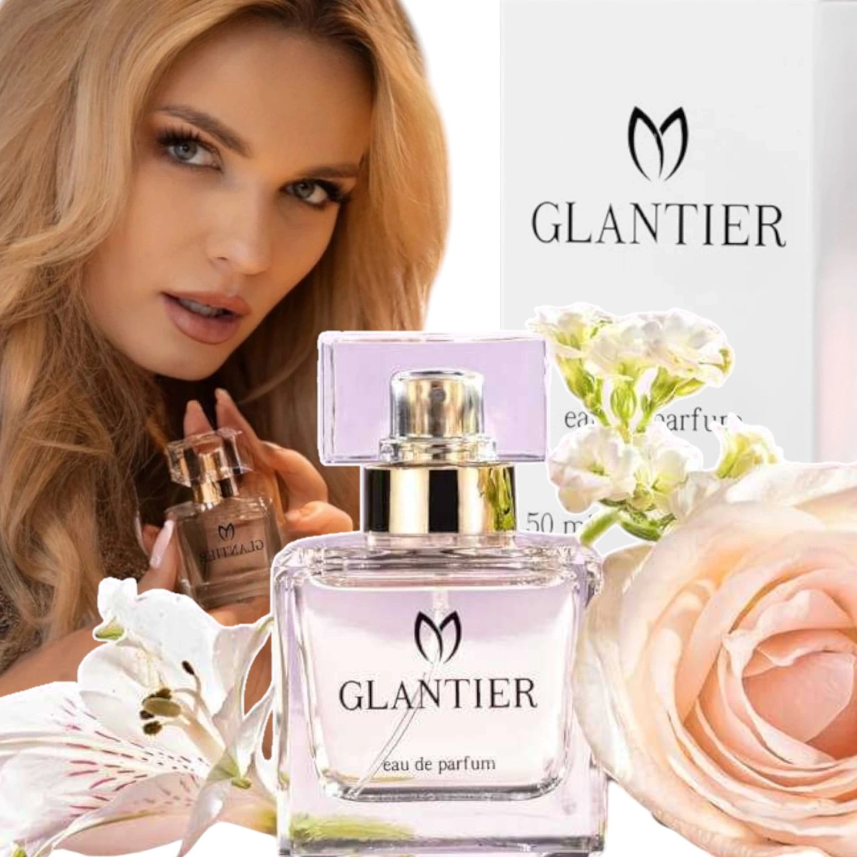 GLANTIER 586 PERFUMY DLA KOBIET 50ml OWOCOWO KWIATOWY ZAPACH DAMSKI