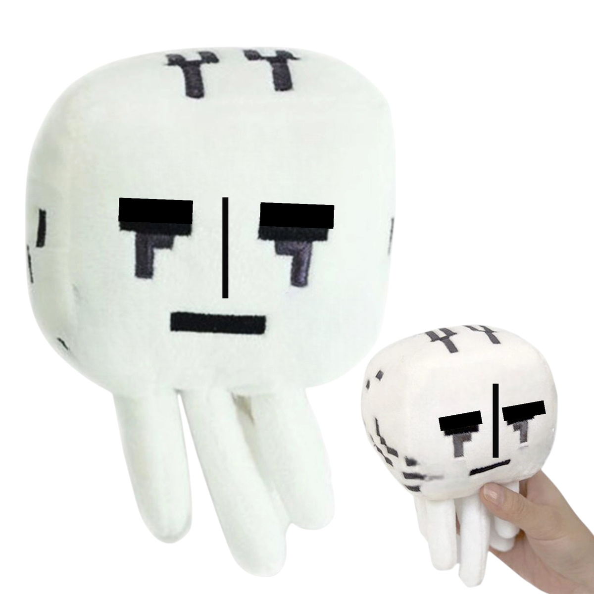 MINECRAFT PLUSZOWA MASKOTKA Z GRY BIAŁY DUCH PLUSZAK DUSZEK DUŻA POSTAĆ