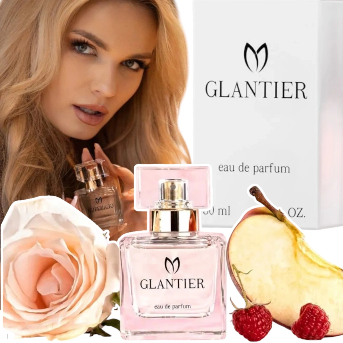 GLANTIER 597 PERFUMY DLA KOBIET 50ml ORIENTALNO KWIATOWY ZAPACH DAMSKI