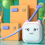 MINI DRUKARKA TERMICZNA KOTEK PRZENOŚNA PREZENT DLA DZIECI KOT DRUKUŚ ROLKA