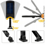 MOCNA LAMPA SOLARNA LED COB ULICZNA CZUJNIK RUCHU ZMIERZCHU Z PILOTEM