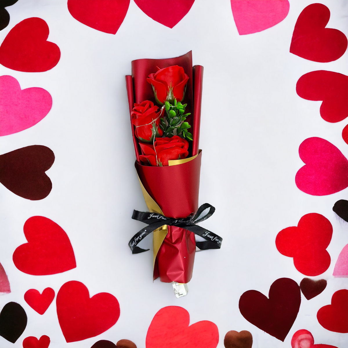 WIECZNA RÓŻA W PUDEŁKU ŚWIĘCĄCA FLOWER BUKIET RÓŻ NA PREZENT NA DZIEŃ MATKI