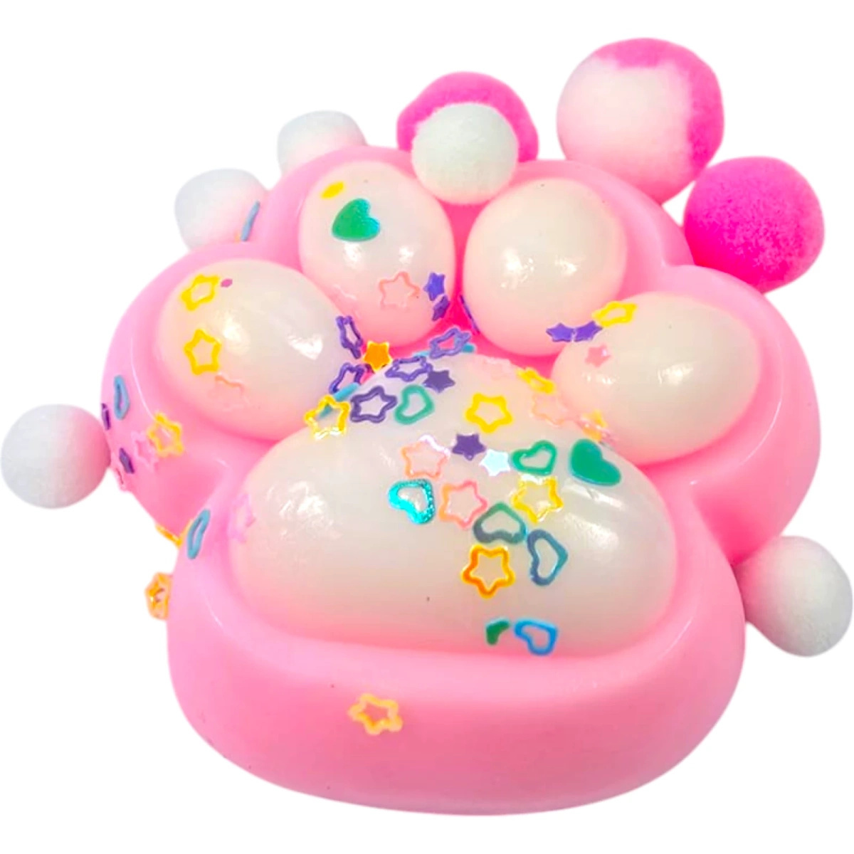 KOCI ŁAPKA GNIOTEK ANTYSTRESOWY SENSORYCZNY FIDGET PSIA ŁAPA SQUISHY PUSH