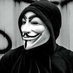 ANONYMOUS MASKA NA TWARZ PRZEBRANIE NA IMPREZĘ V JAK VENDETTA DLA FANÓW