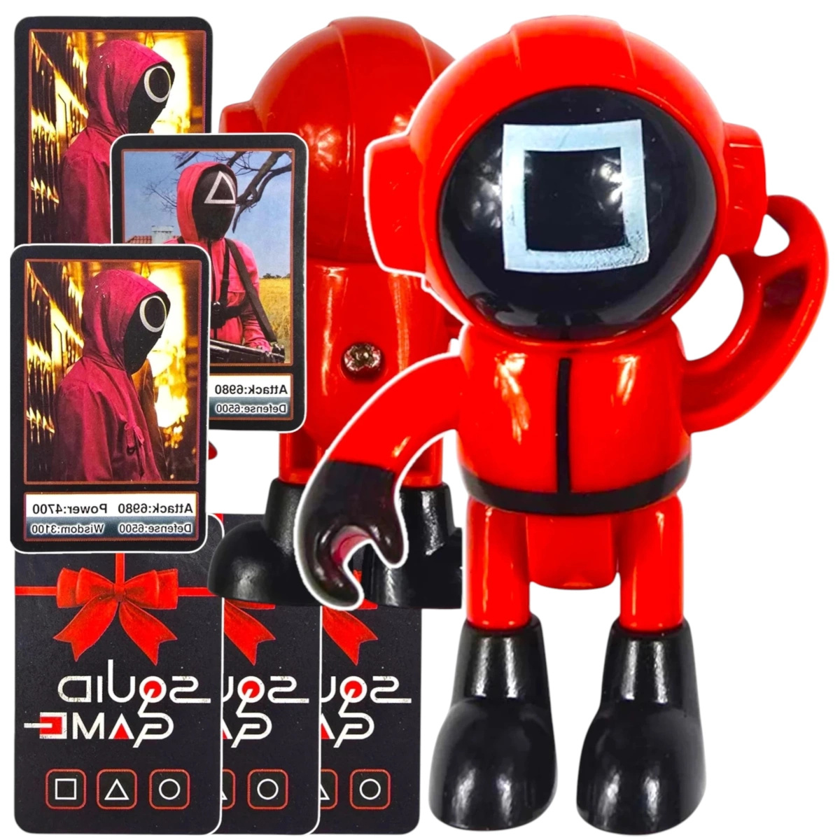 FIGURKA SQUID GAME KOLEKCJONERSKA KARTA DLA FANÓW SERIALU MUST-HAVE GADŻET