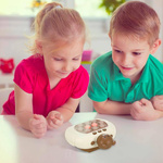 GRA ZRĘCZNOŚCIOWA POP IT ANTYSTRESOWA ELEKTRYCZNA KONSOLA MIŚ 80 POZIOMÓW