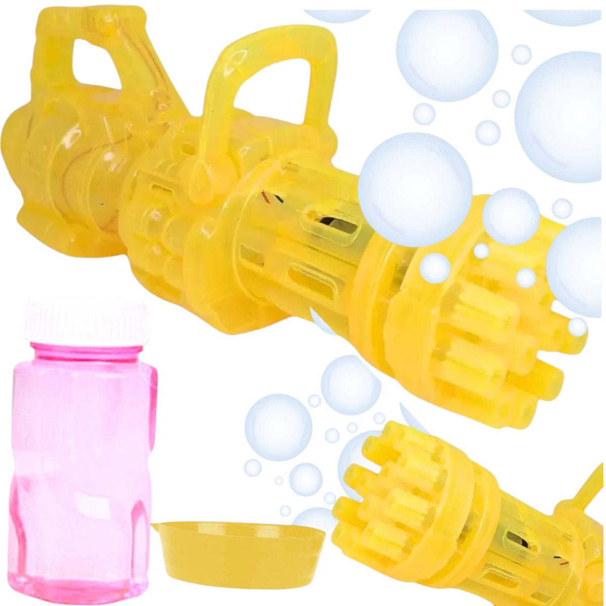MASZYNKA DO ROBIENIA BANIEK MYDLANYCH PISTOLET WYRZUTNIA BAŃKI MYDLANE PŁYN