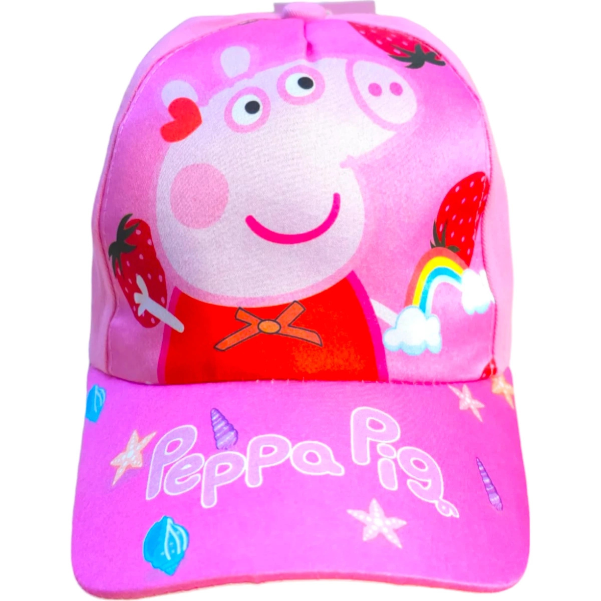 CZAPKA Z DASZKIEM DZIECIĘCA ŚWINKA PEPPA BEJSBOLÓWKA NA LATO DLA DZIECI