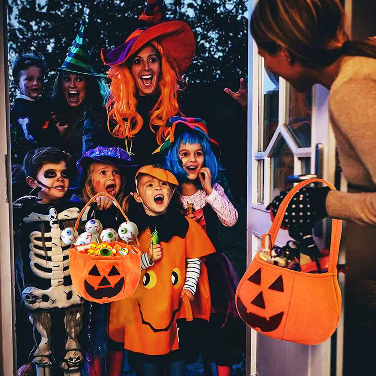 TOREBKA HALLOWEEN NA CUKIERKI WOREK DYNIA TORBA